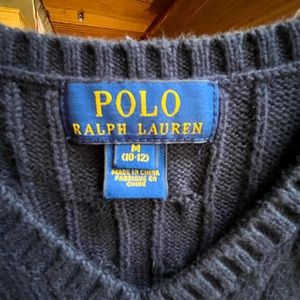 Polo Ralph Lauren Sweater Vest. Boys size M 10-12